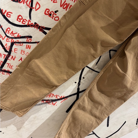 Carhartt WIP Tan Pierce Canvas Carpenter Pants - Picture 4 of 7